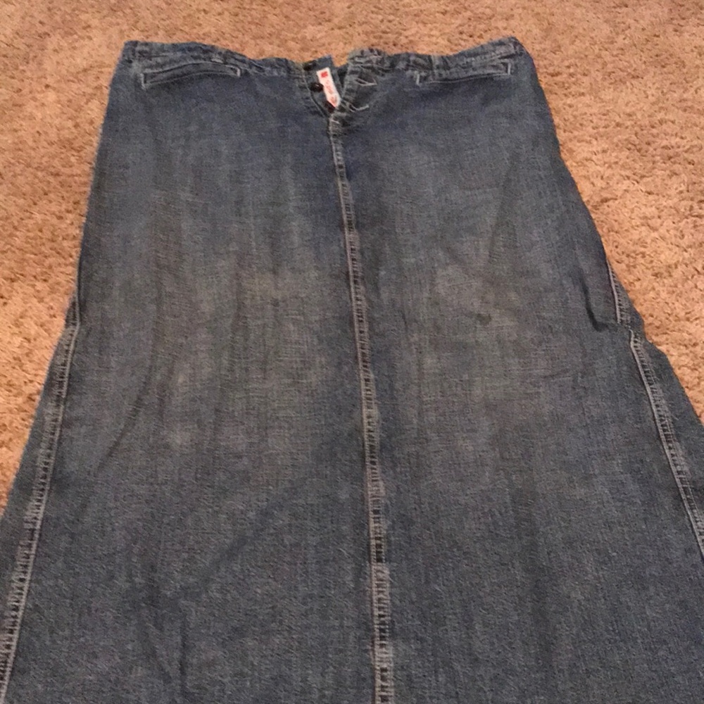 Women’s Long Jean Skirt